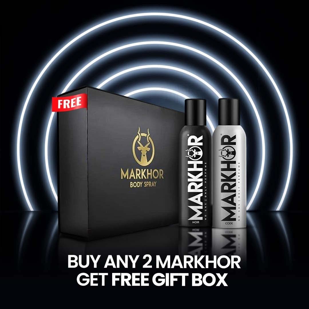Buy Any 2 Markhor Get Free Gift Box