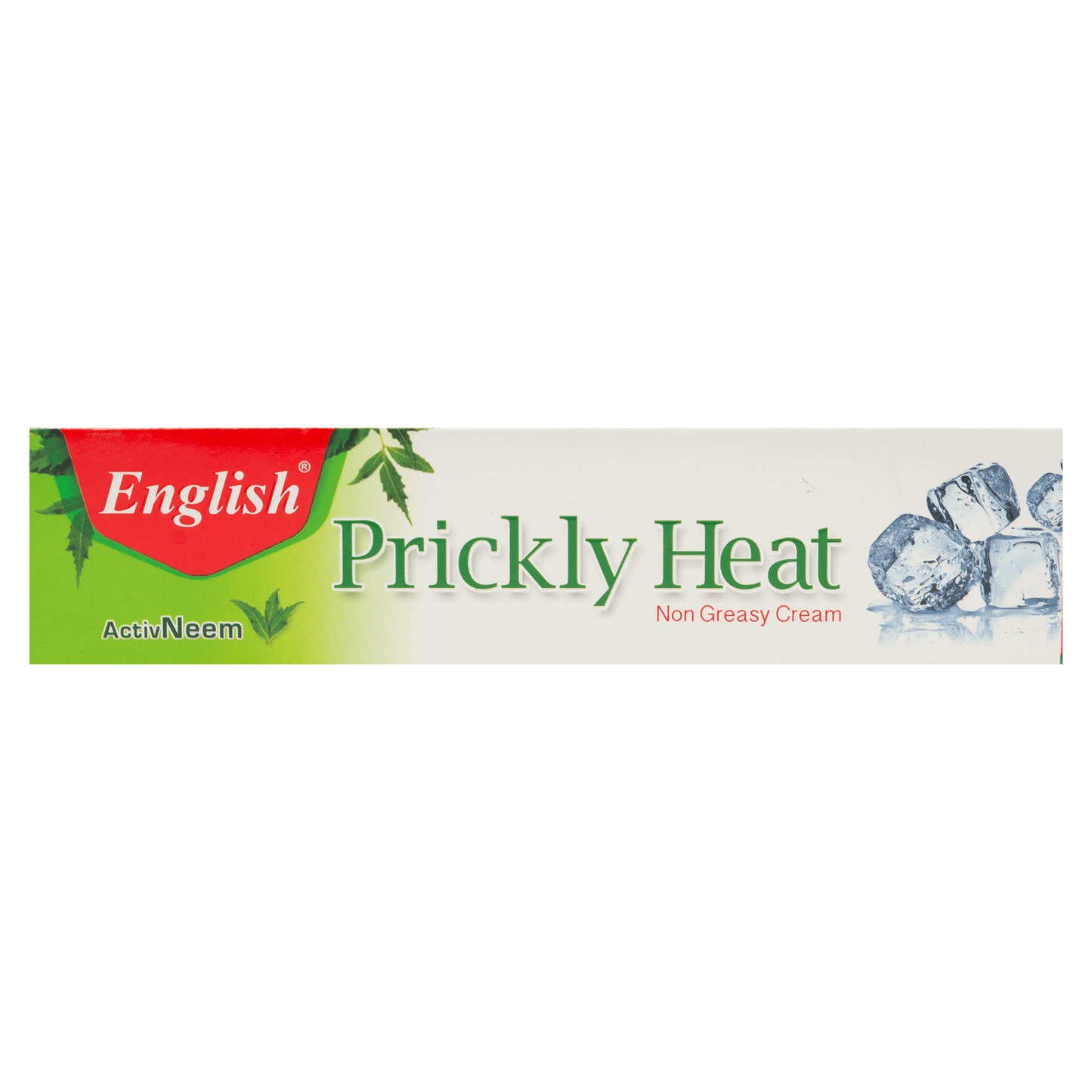 English Prickly Heat Cream (Active Neem) Large Pack (75g)