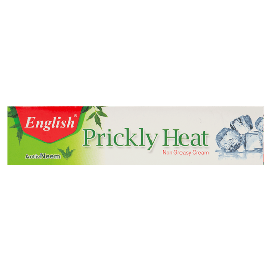 English Prickly Heat Cream (Active Neem) Large Pack (75g)