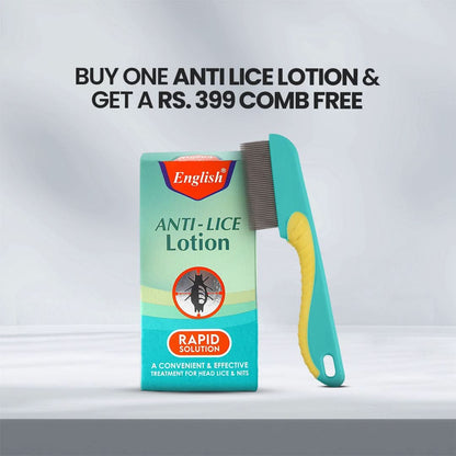 Buy 1 Anti-Lice Lotion, Get Free Lice Comb