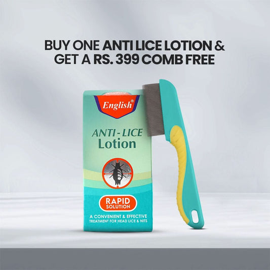 Buy 1 Anti-Lice Lotion, Get Free Lice Comb