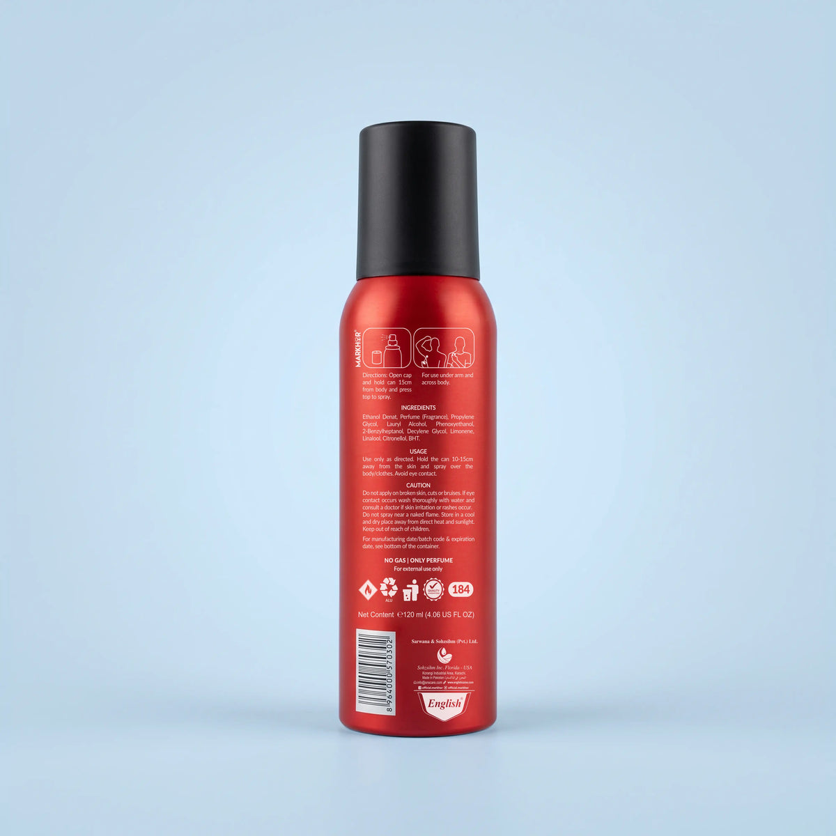 Markhor Blood Fang body spray (Non-Gas) 120ml