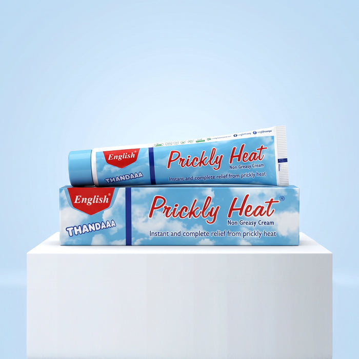 English Prickly Heat Cream (Regular) Large Pack (75g)