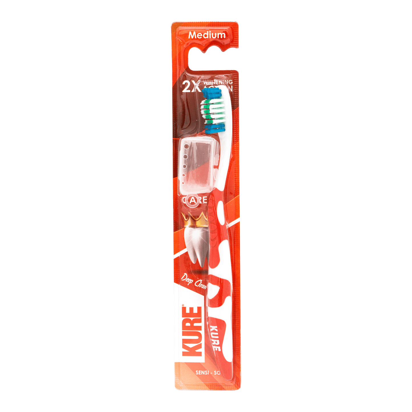 Kure 2X Whitening Action Toothbrush (Medium)