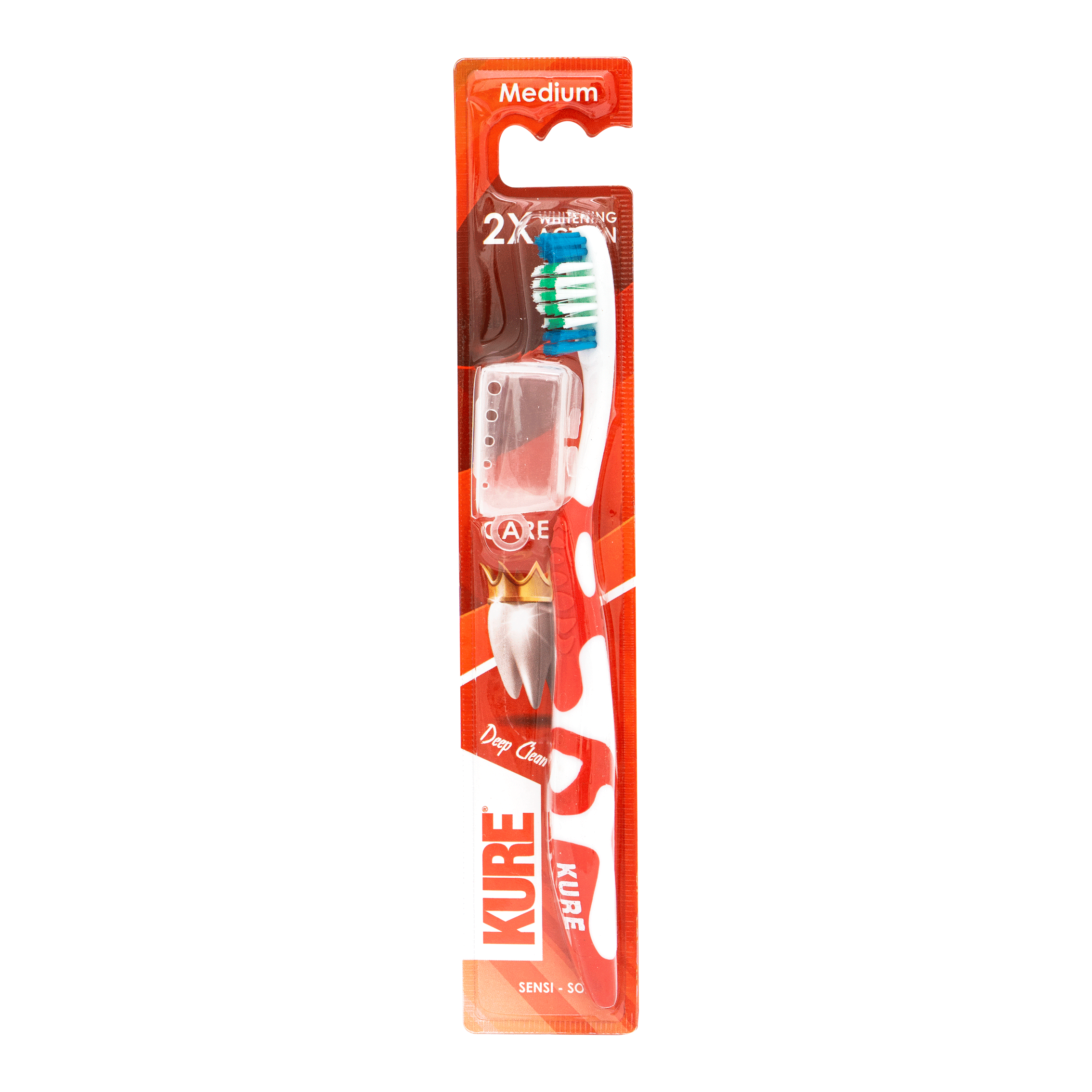 Kure 2X Whitening Action Toothbrush (Medium)