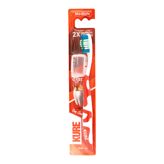 Kure 2X Whitening Action Toothbrush (Medium)