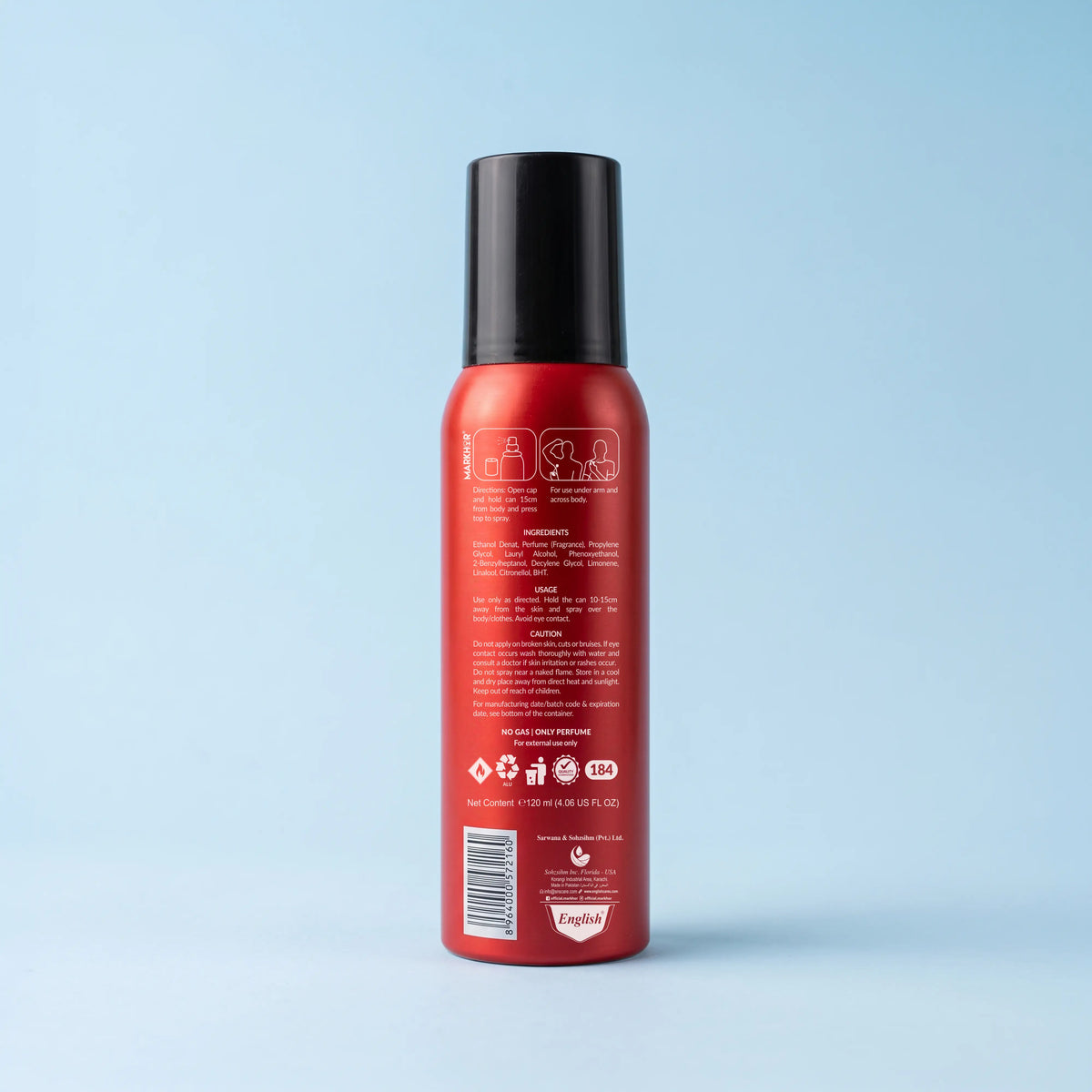 Markhor Storm Wing body spray (Non-Gas) 120ml