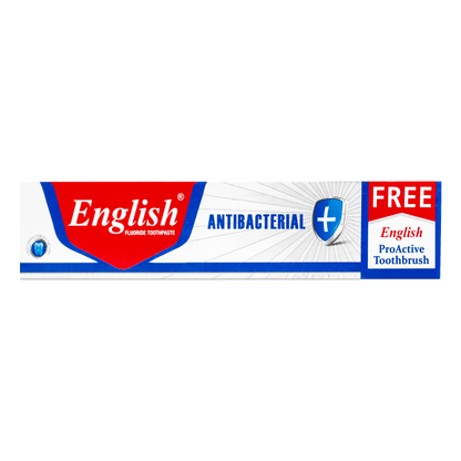 English Antibacterial Toothpaste Brush Pack (60g)