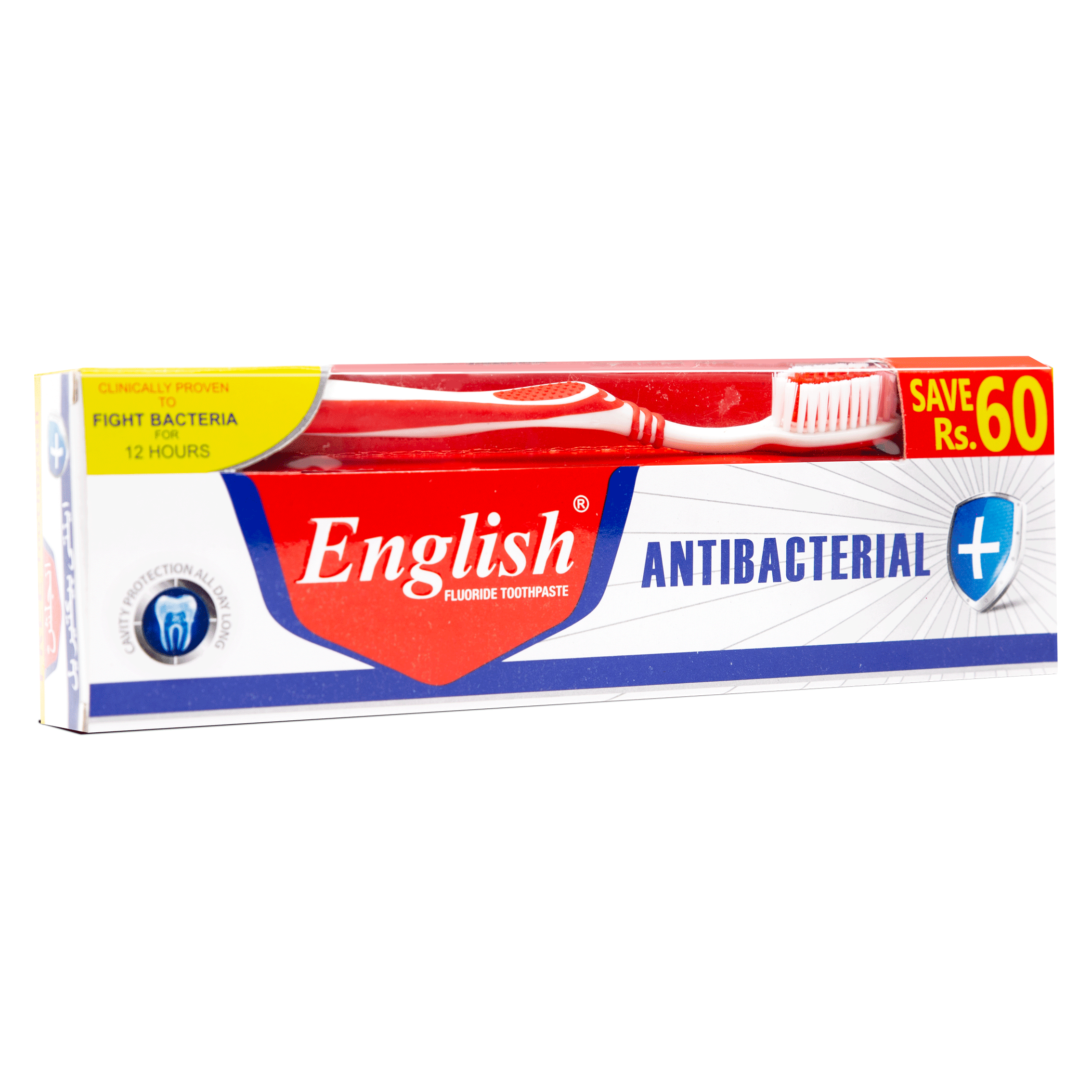 English Antibacterial Toothpaste Value Pack (135g) – Englishcares