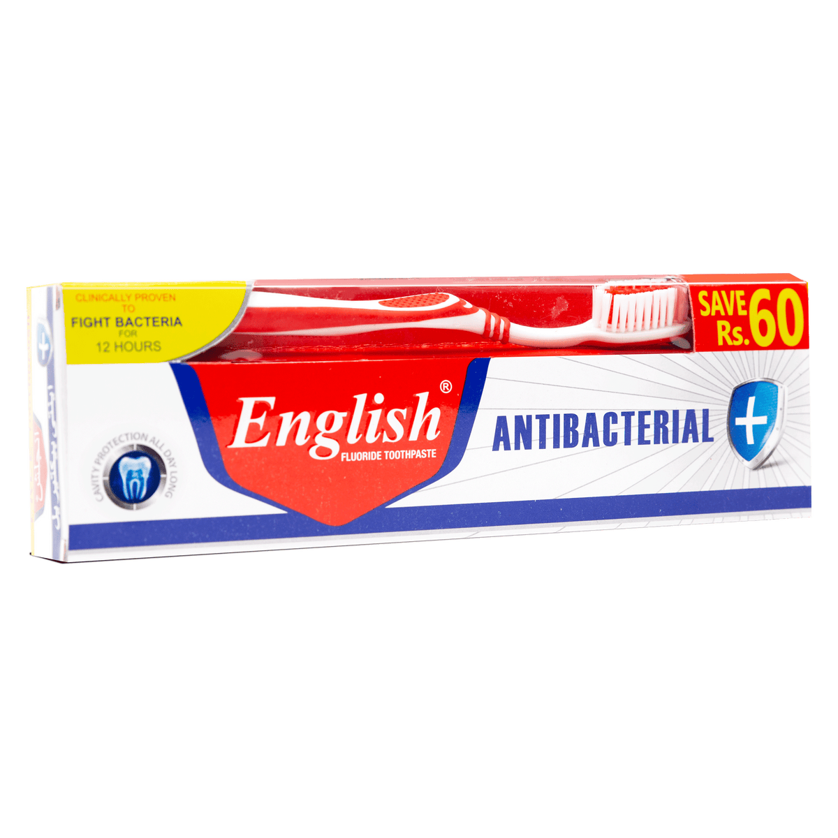 English Antibacterial Toothpaste Value Pack (135g) – English Cares