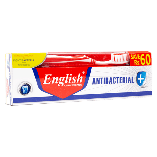 English Antibacterial Toothpaste Value Pack (135g)