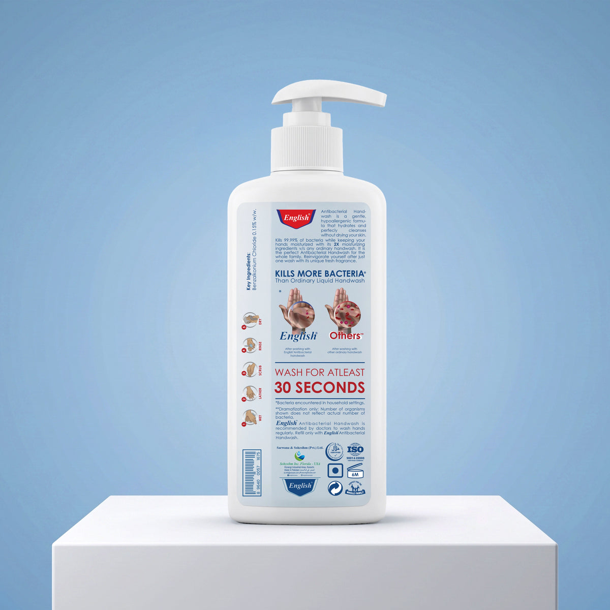 English Antibacterial Hand Wash 250ml