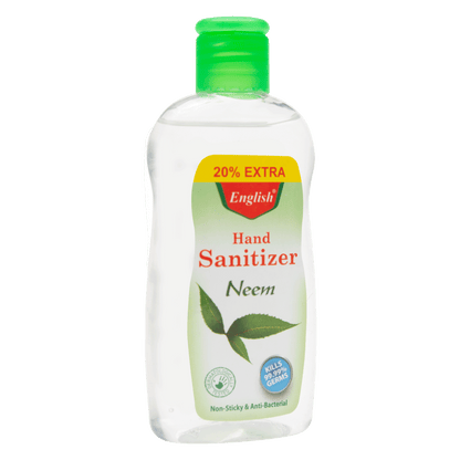 English Hand Sanitizer Neem (120ml)