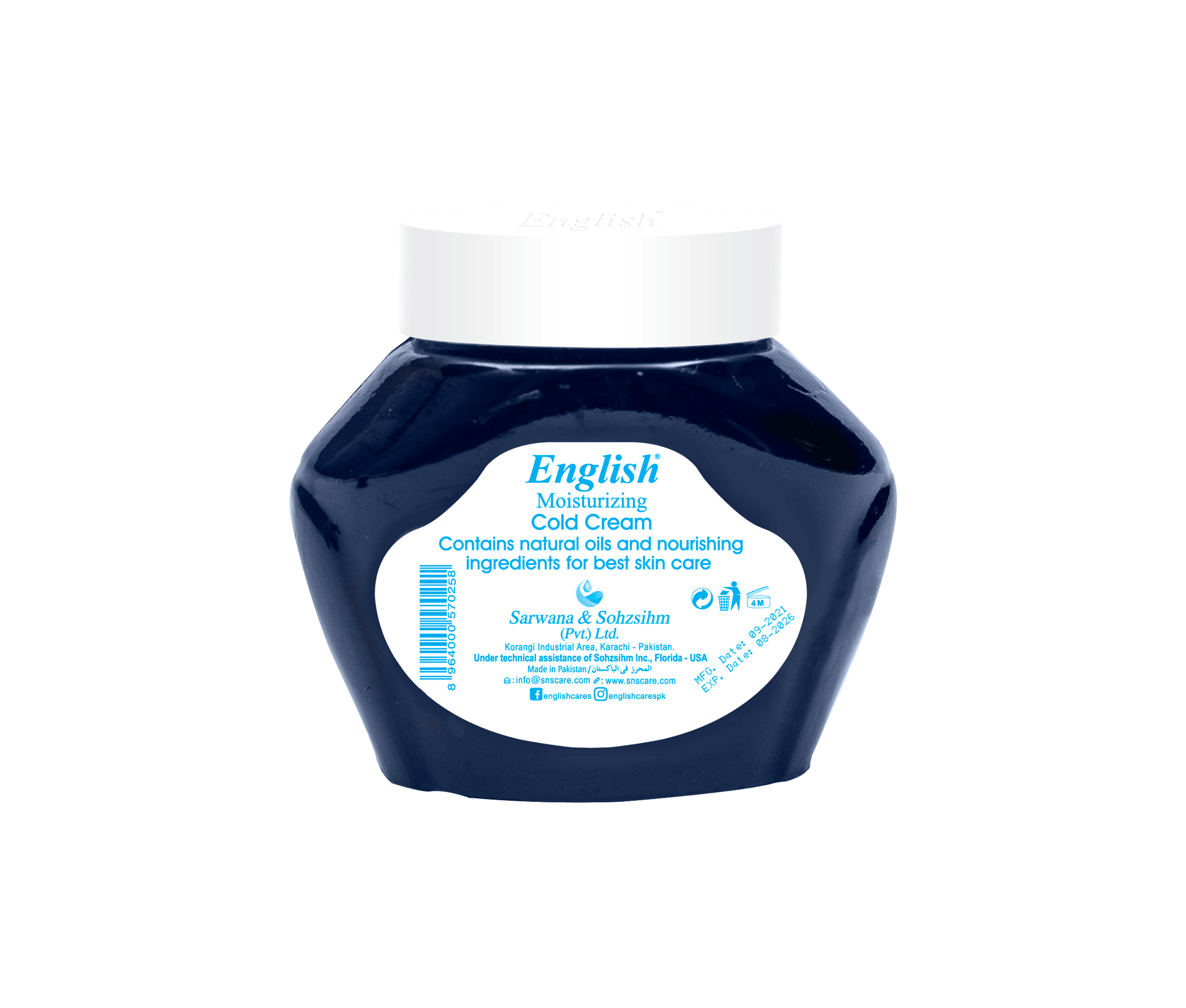 English Moisturizing Cold Cream Large (62g)