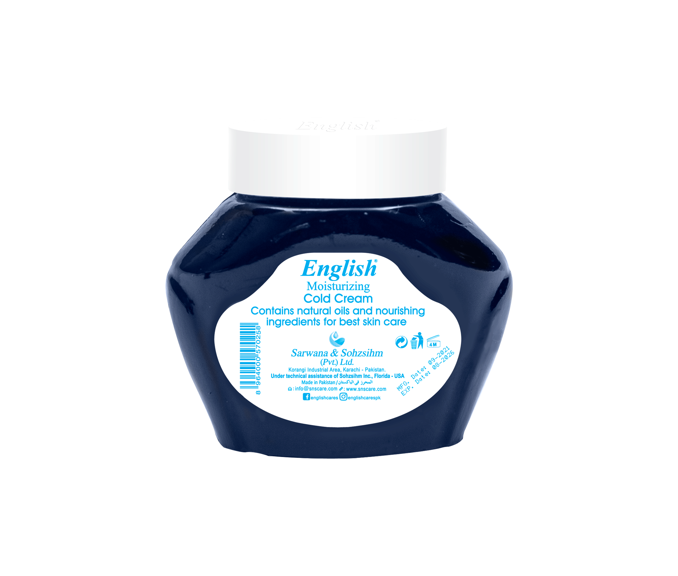 English Moisturizing Cold Cream Large (62g)