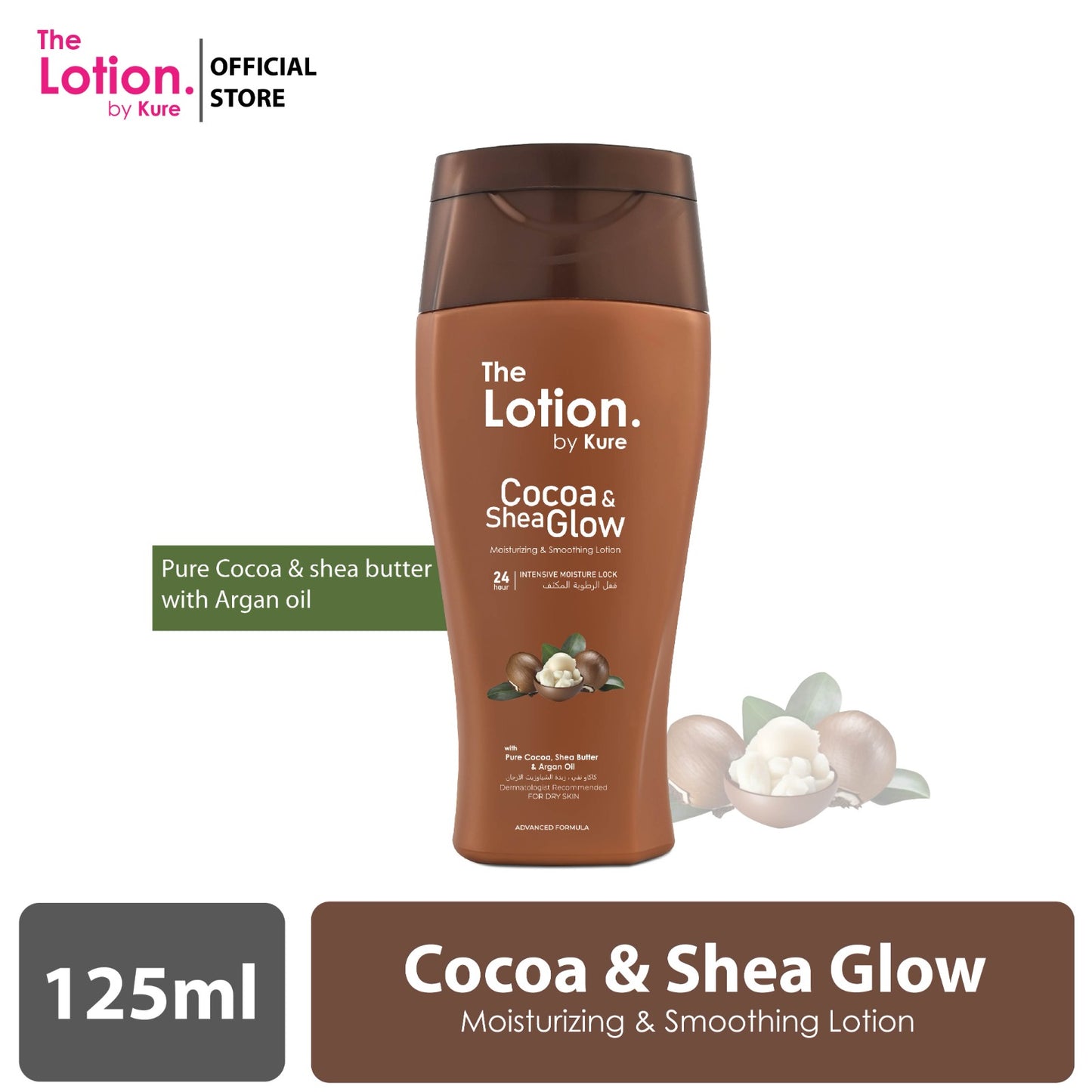 Kure Lotion Cocoa & Shea Glow 125ml