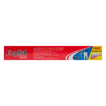 English Toothpaste Regular mint Brush Pack (60g)