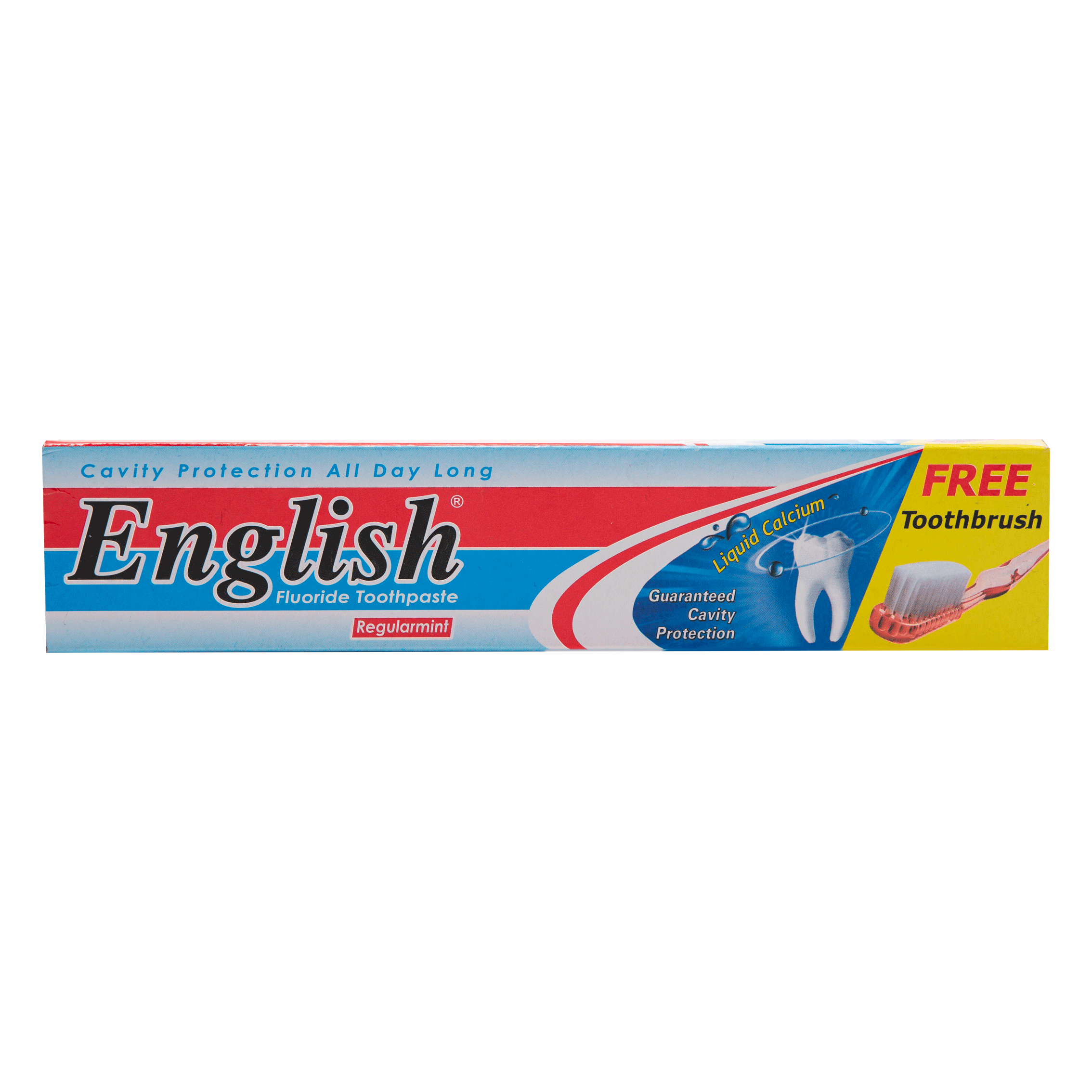 English Toothpaste Regular mint Brush Pack (60g)