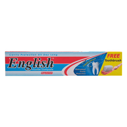 English Toothpaste Regular mint Brush Pack (60g)