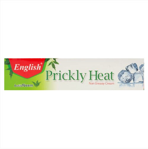 English Prickly Heat Cream (Active Neem) Large Pack (75g)