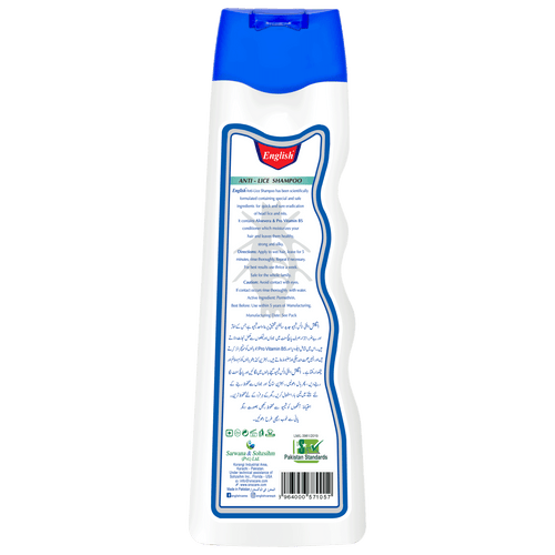 English Anti-Lice Shampoo Family Pack (180ml)
