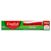 English Herbal Toothpaste Window Pack With Brush (60g)