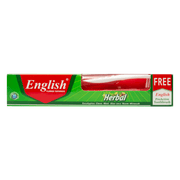 English Herbal Toothpaste Window Pack With Brush (60g)