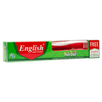 English Herbal Toothpaste Window Pack With Brush (60g)