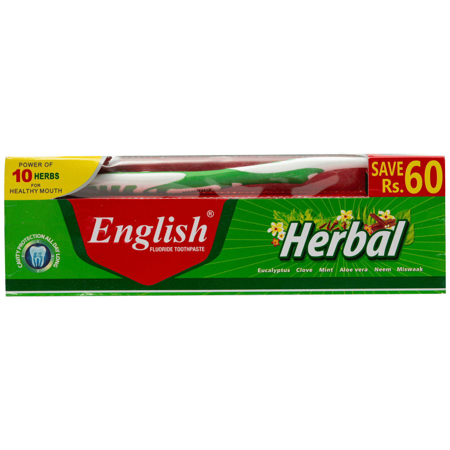 English Herbal Toothpaste Value Pack (135g)