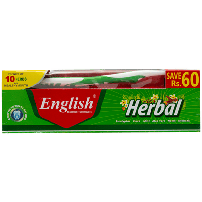 English Herbal Toothpaste Value Pack (135g)