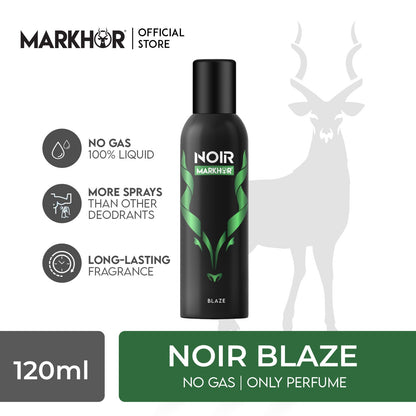 Markhor Noir Blaze body spray (Non-Gas) 120ml