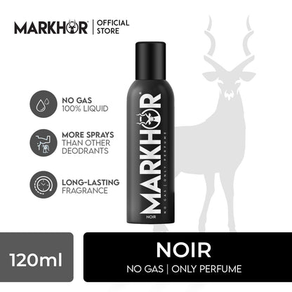 Markhor Noir Body Spray (Non-Gas) 120ml