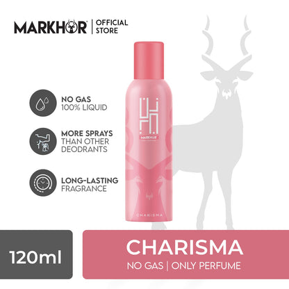 Markhor Zann Charisma Body Spray (Non-Gas) 120ml