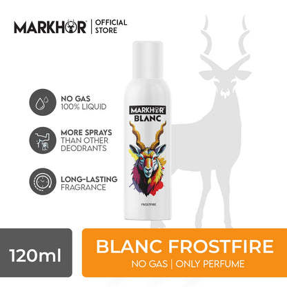 Markhor Blanc Frost Fire Body Spray (Non-Gas) 120ml