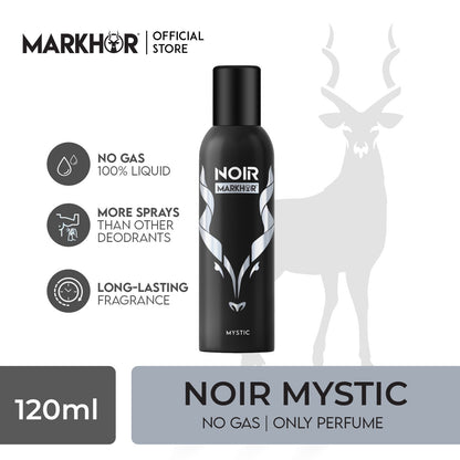 Markhor Noir Mystic body spray (Non-Gas) 120ml