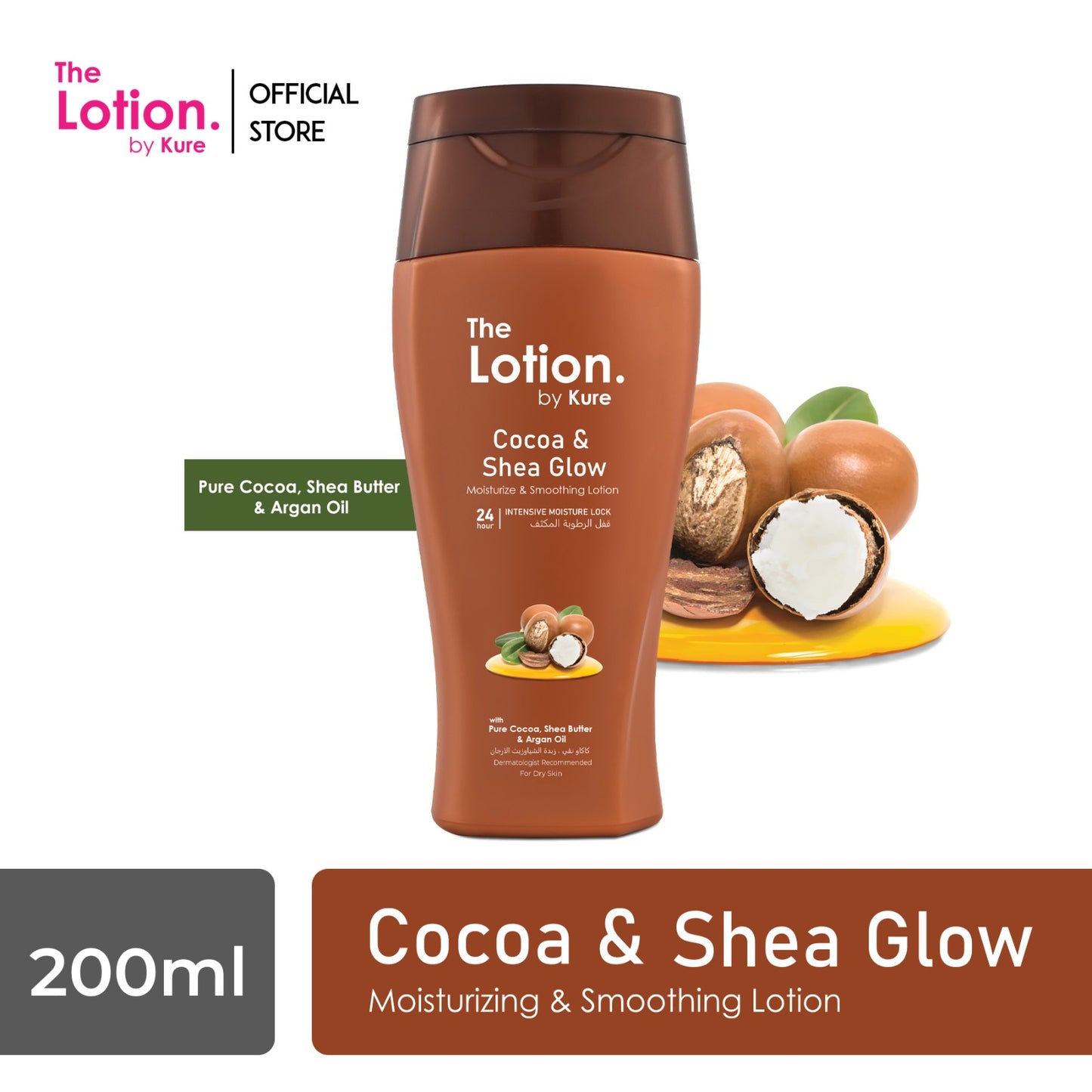 Kure Lotion Cocoa & Shea Glow 200ml