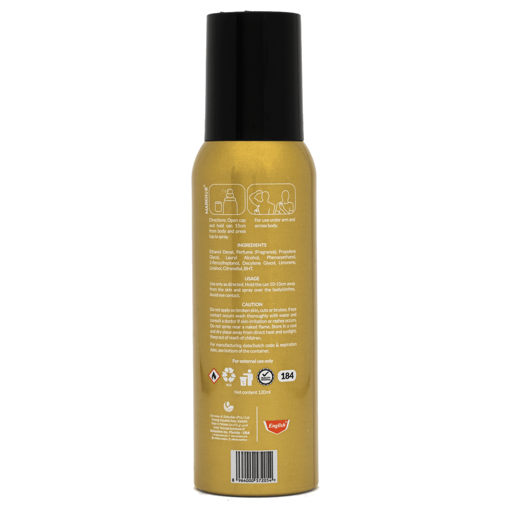 Markhor Icon Body Spray (Non-Gas) 120ml