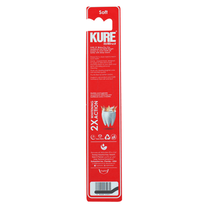 Kure 2X Whitening Action Toothbrush (Medium)