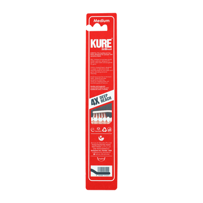 Kure 4X Bacteria Guard Bristles Toothbrush (Medium)