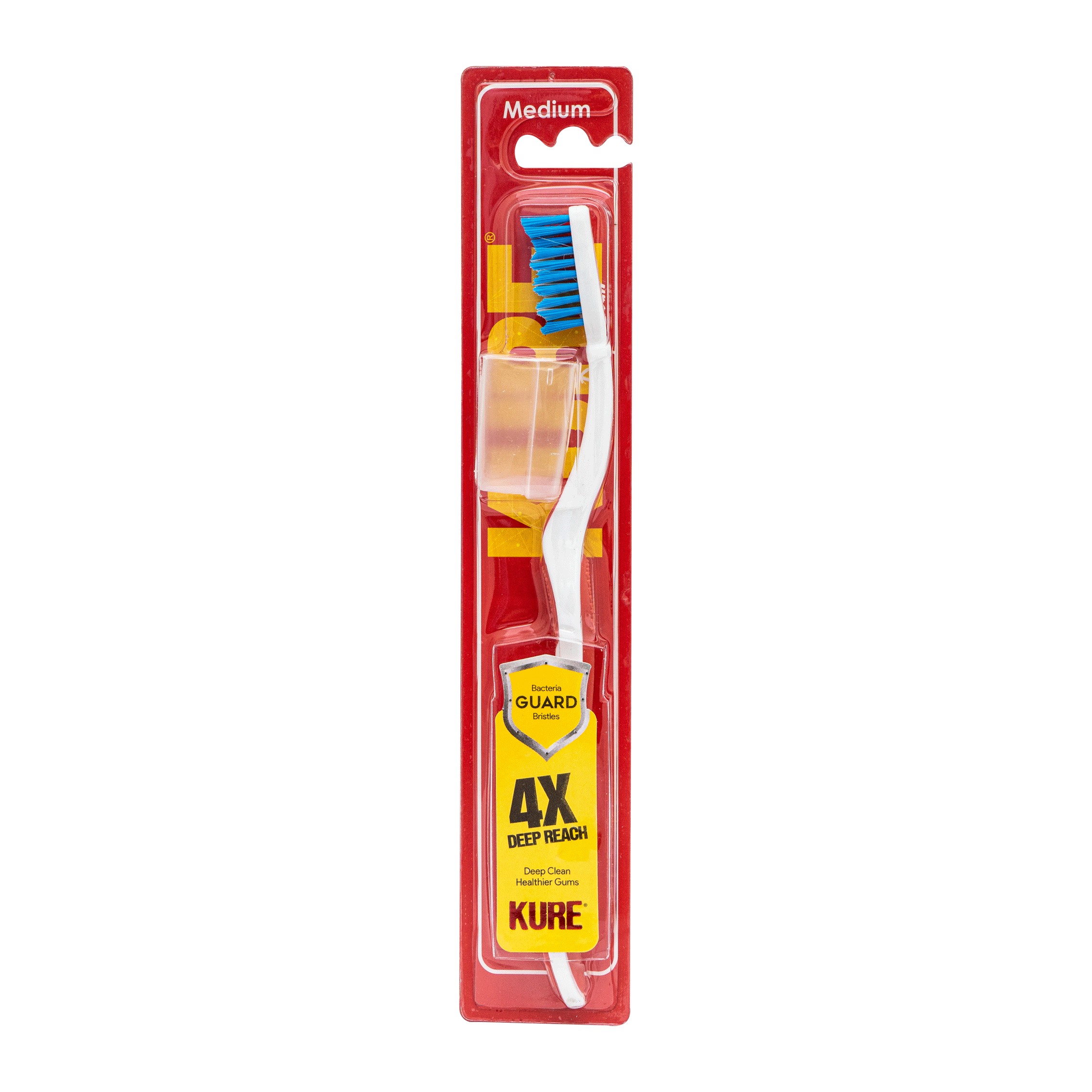 Kure 4X Bacteria Guard Bristles Toothbrush (Medium)