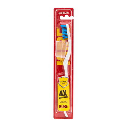 Kure 4X Bacteria Guard Bristles Toothbrush (Medium)