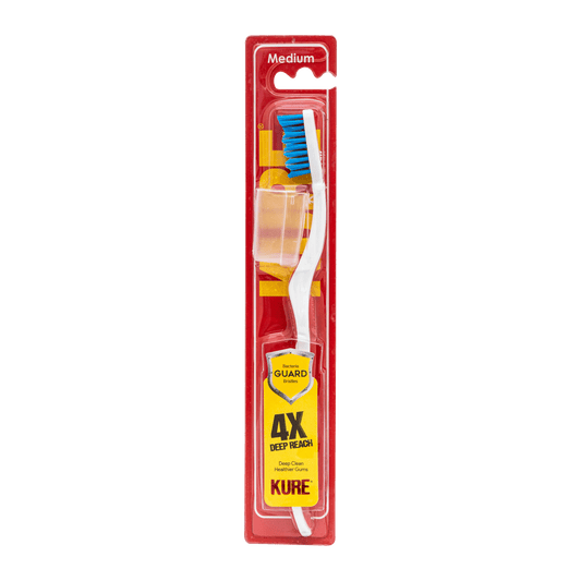 Kure 4X Bacteria Guard Bristles Toothbrush (Medium)