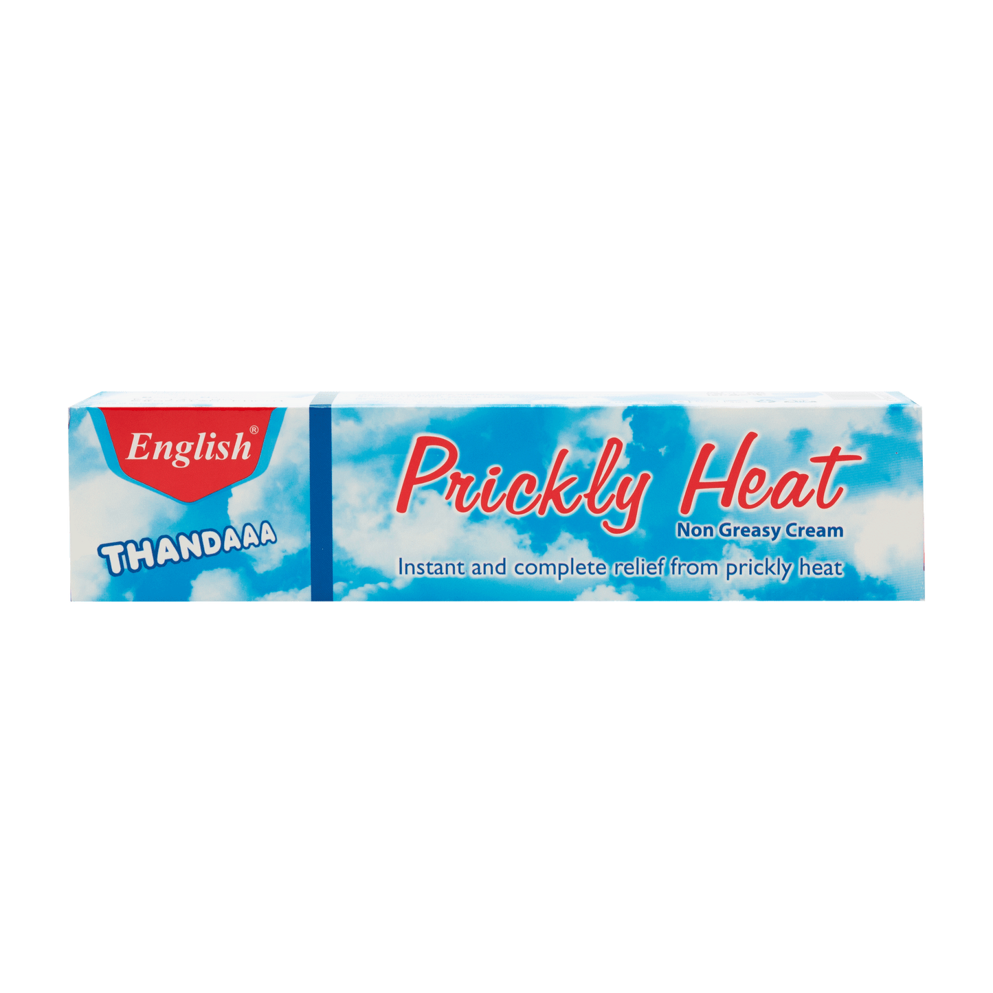 English Prickly Heat Cream (Regular) Large Pack (75g)