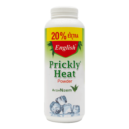 English Prickly Heat Powder Neem Active Medium Pack (110g)