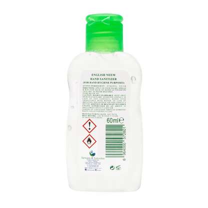 English Hand Sanitizer Neem (60ml)