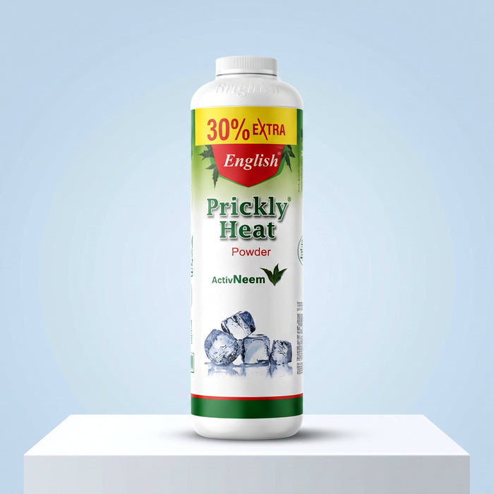 English Prickly Heat Neem Active Powder Family Pack (440g)