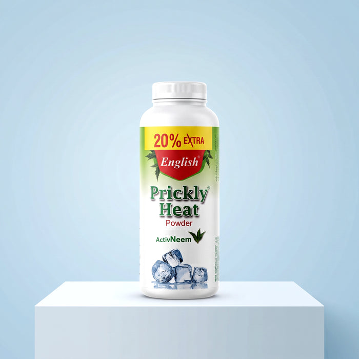 English Prickly Heat Powder Neem Active Medium Pack (110g)
