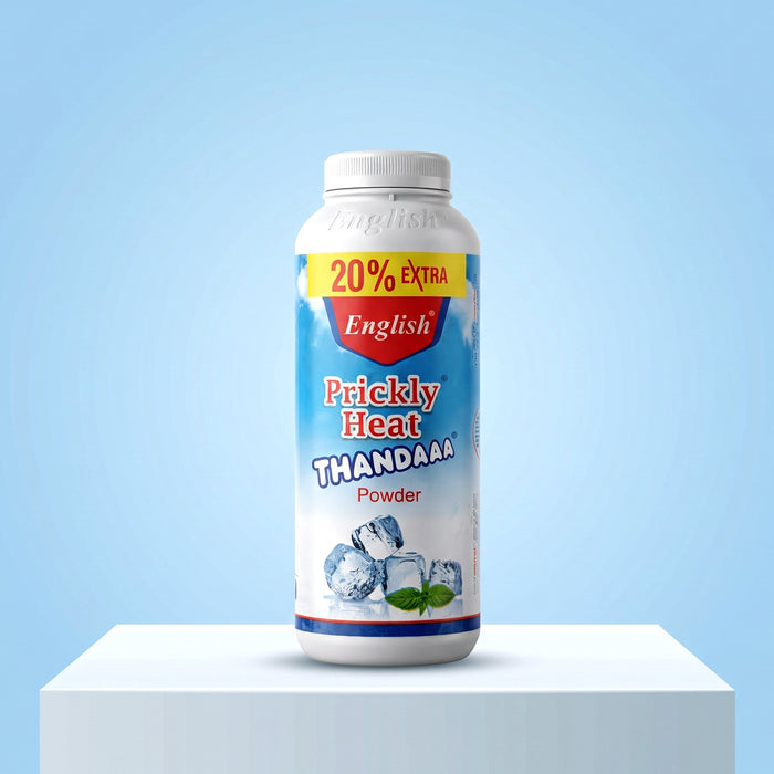 English Prickly Heat Thandaa Powder Medium Pack (110g)