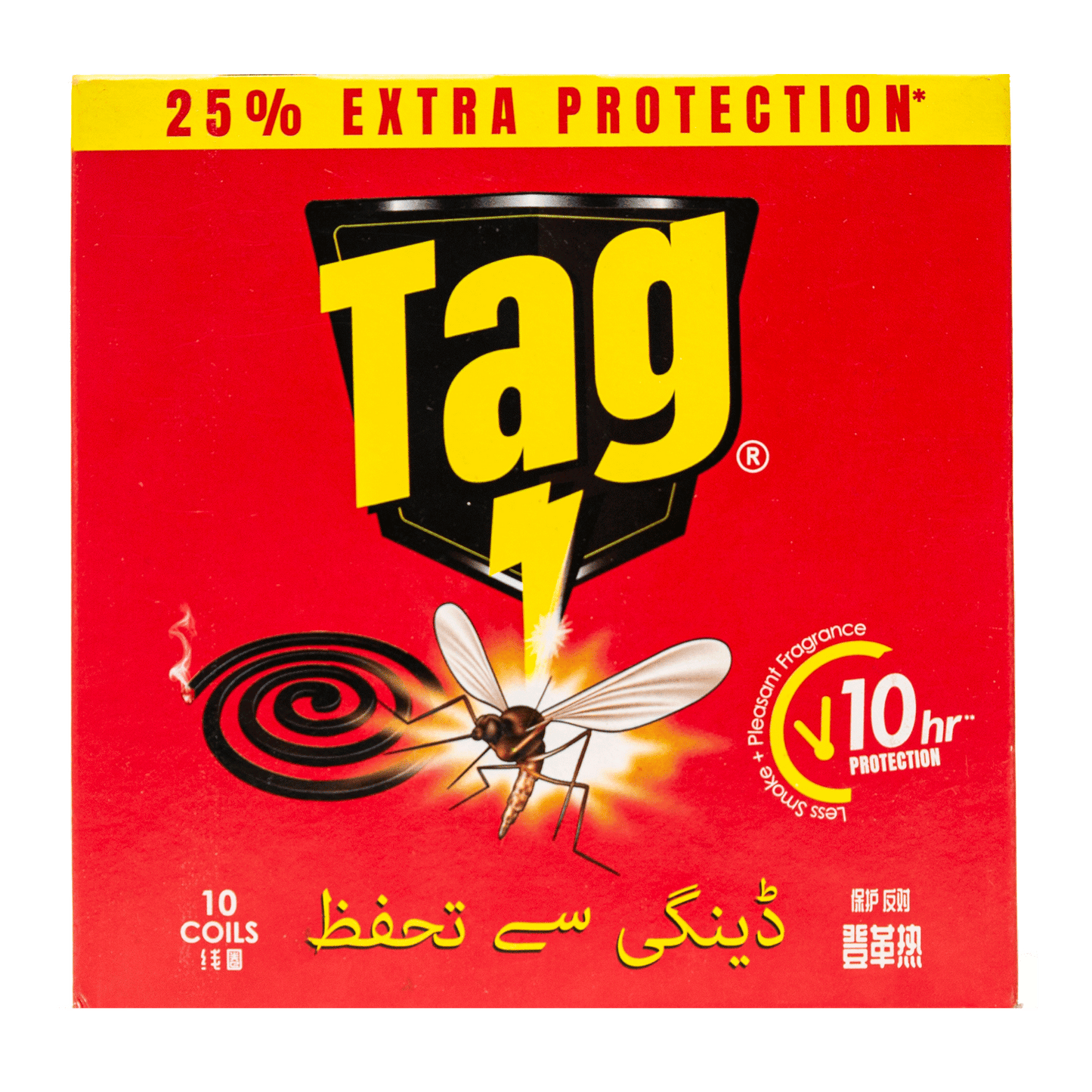 TAG Mosquito-Coil-Red (Pack Of 10 Pcs)