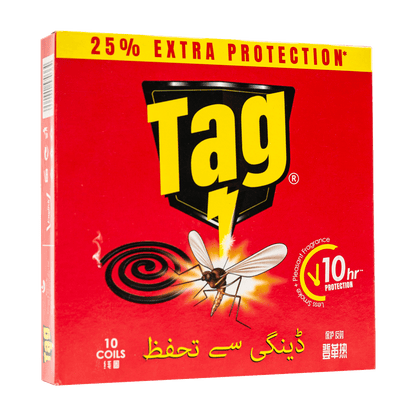 TAG Mosquito-Coil-Red (Pack Of 10 Pcs)